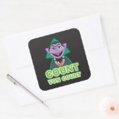 Sticker Carré Count von Count Classic Style 2 (Enveloppe)