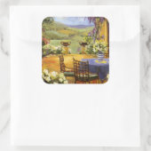 Sticker Carré Countryside Terrace (Sac)