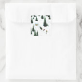 Sticker Carré Couper l'arbre (Sac)