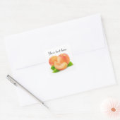 Sticker Carré Couper les abricots (Enveloppe)