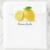 Sticker Carré Couper les citrons (Sac)