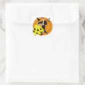 Sticker Carré Couple d'Halloween (Sac)