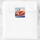Sticker Carré Couple Sailing (Sac)