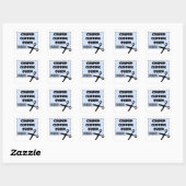 Sticker Carré Coupon mignon Coupon Reine Dire (Feuille)