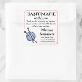 Sticker Carré Coupon Tricot artisanal (Sac)