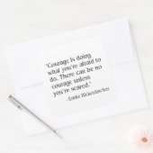 Sticker Carré courage (Enveloppe)