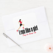 Sticker Carré Coureur (Enveloppe)