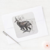 Sticker Carré Coureur Chamois (Enveloppe)