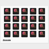 Sticker Carré Coureurs (Feuille)