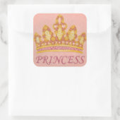 Sticker Carré Couronne princesse juive par Chariklia Zaris (Sac)