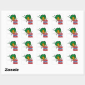 Sticker Carré Cours Forrest Cours (Feuille)