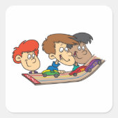 Sticker Carré Course automobile pour enfants Pinewood Derby (Devant)