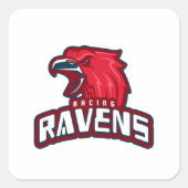 Sticker Carré Courses Ravens (Devant)