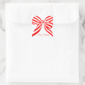 Sticker Carré Coutume arc rouge (Sac)