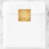 Sticker Carré Coutume vintage d'arrière - plan de papier (Sac)