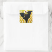 Sticker Carré Couverture de magazine Coles Phillips Sunburst (Sac)