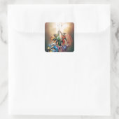 Sticker Carré Couverture nocturne (Sac)