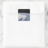 Sticker Carré Couverture nuageuse au-dessus de l'océan Pacifique (Sac)