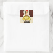 Sticker Carré Cover Girl (Sac)