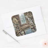 Sticker Carré Covered wagon (Enveloppe)