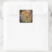 Sticker Carré Coyote [Square Seal] (Sac)