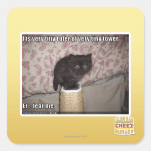 Sticker Carré Craignez-moi