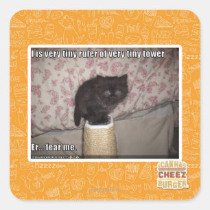 Sticker Carré Craignez-moi