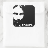 Sticker Carré Crayon. (Sac)