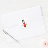 Sticker Carré Crayon de fin d'études