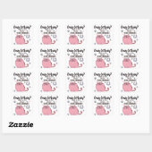 Sticker Carré Crazy Cat Lady? Funny Cat Lover Gift (Feuille)