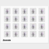 Sticker Carré Créature de la nuit (Feuille)