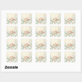 Sticker Carré Créatures des bois (Feuille)