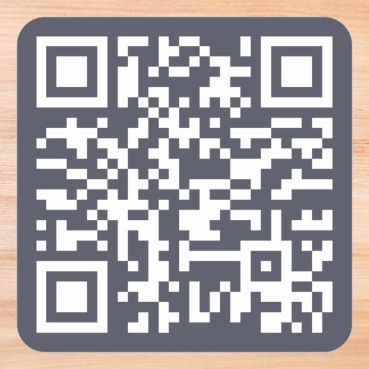 Sticker Carré Créer un code QR d'URL de site Web d'entreprise pe