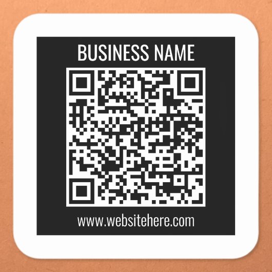 Sticker Carré Créer un code QR moderne instantanément
