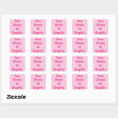 Sticker Carré Créez votre propre (Feuille)