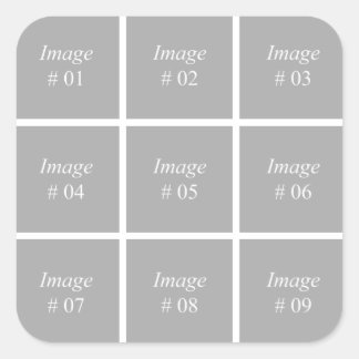 Sticker Carré Créez votre propre collection de photos Instagram