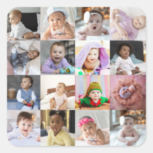 Sticker Carré Créez votre propre collection photo 16