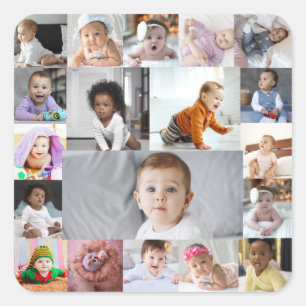 Sticker Carré Créez votre propre collection photo 19