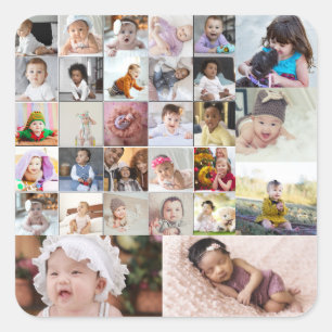 Sticker Carré Créez votre propre collection photo 30