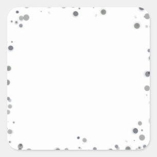 Sticker Carré Créez votre propre personnalisation personnalisée