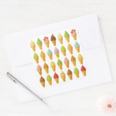 Sticker Carré Crème glacée (Enveloppe)