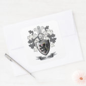 Sticker Carré Crest coat d'armée de Phillips (Enveloppe)