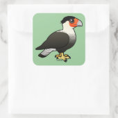 Sticker Carré Crested Caracara (Sac)