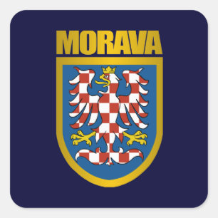Sticker Carré Crête de Morava (Moravie)
