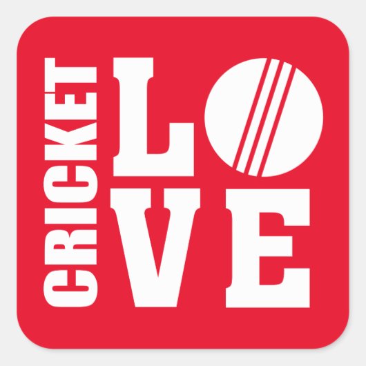 Sticker Carré Cricket (Devant)