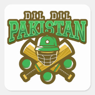Sticker Carré Cricket au Pakistan