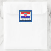 Sticker Carré Croatie (Sac)