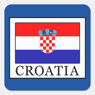 Sticker Carré Croatie