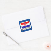 Sticker Carré Croatie (Enveloppe)
