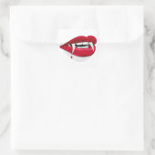 Sticker Carré Crocs de Vampire (Sac)